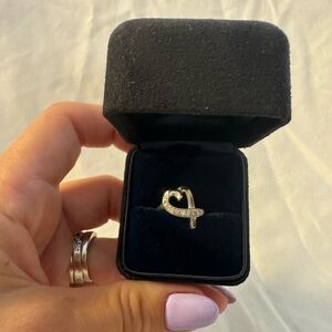 TIFFANY & Co. / Paloma Picasso/ Elegant Silver Heart Ring